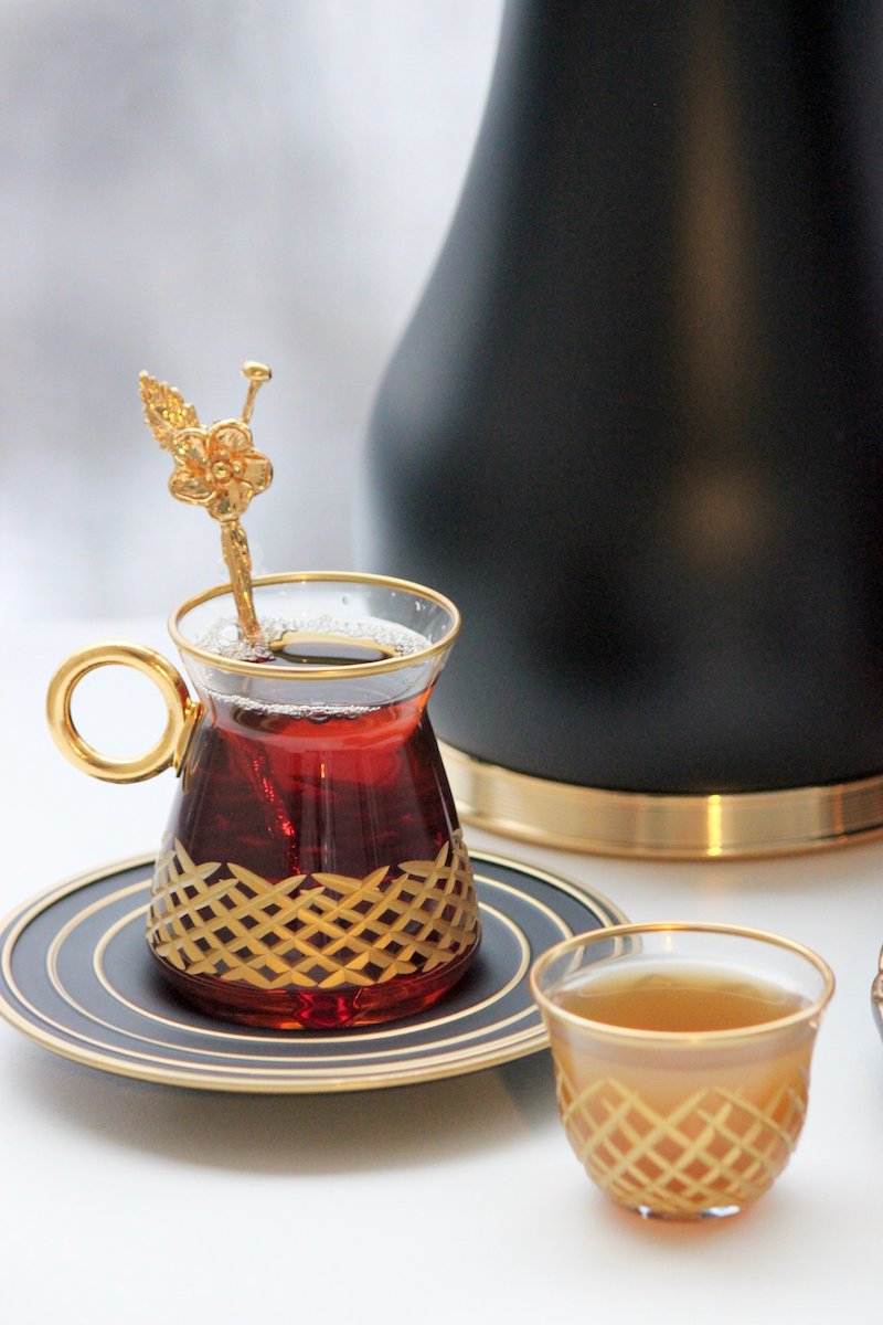 Gold Metal Sugar/Tea Spoons Set