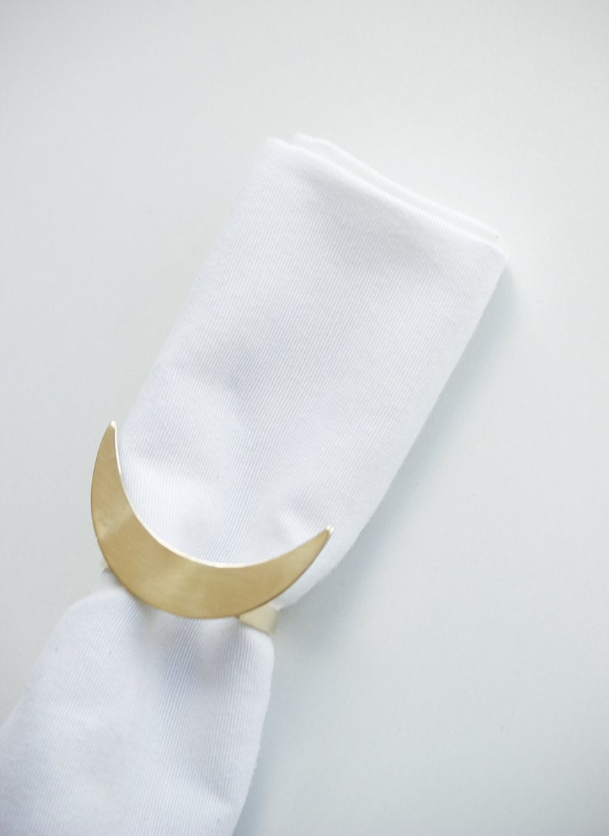 Crescent Shaped Napkin Ring set of 2